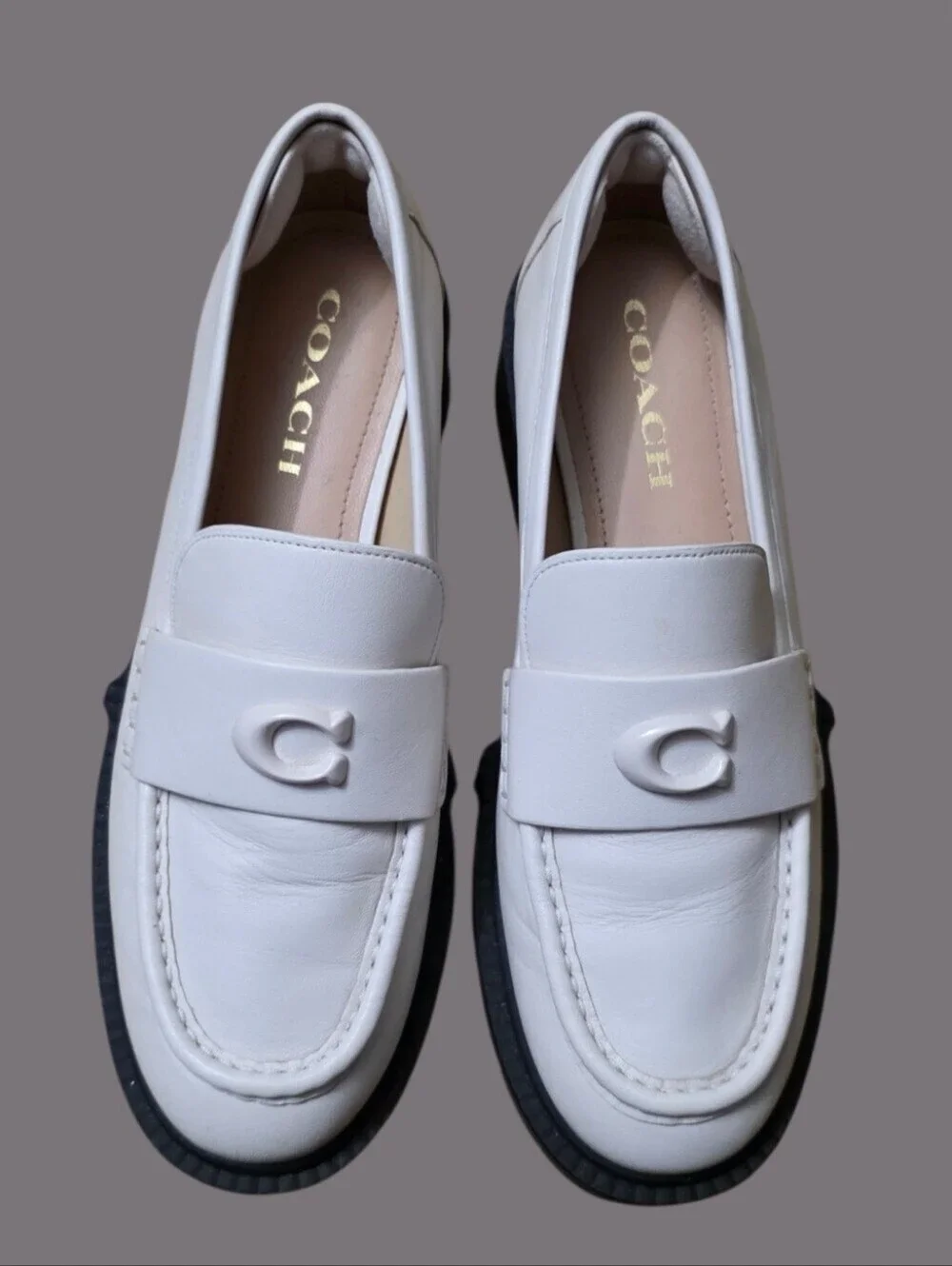Coach Leah Leather Loafer